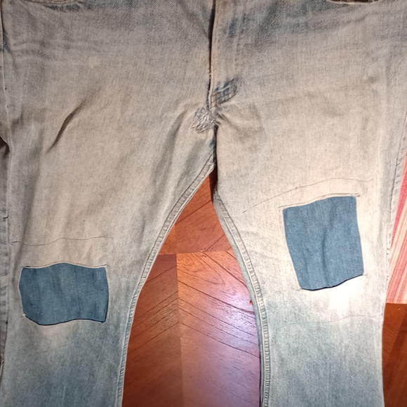 Vintage Levi’s  Orange Tab patchwork jeans. - Picture 6 of 15